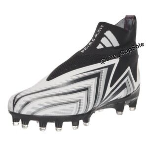 Size 12.5 Adidas Freak Ultra 23 'Black / White' GW4169 Football Cleats Shoe‎ New